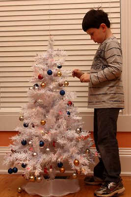 David is very particular with his decorating