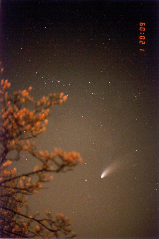 Hale-Bopp 1 april 1997 20:09