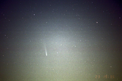 Comet Ikeya Zhang, Westbroek, 23 March 2002, 18:35 UT