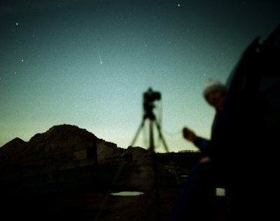 Comet Ikeya Zhang and Jacob Kuiper, Westbroek, 23 March 2002