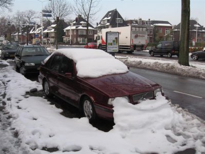 8 december 2005 - Remnants of large snowfall in Enschede