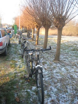 022 - Molenpolder: de diehards komen natuurlijk per bike!