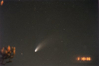 Hale-Bopp 1 april 1997 19:36