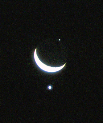 Moon, Venus and Regulus transit - 5 october 1980