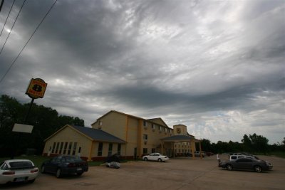 Nice clouds at the last Super 8 motel