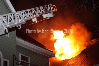 Worcester, MA - 3rd Alarm - 43 and 47 Lancaster St - 1/23/2008