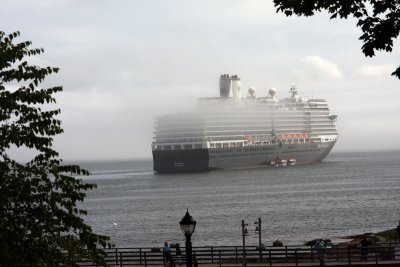 Cruise Ship in port at Bar Harbor