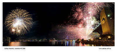 Sydney FIreworks NYE 2008