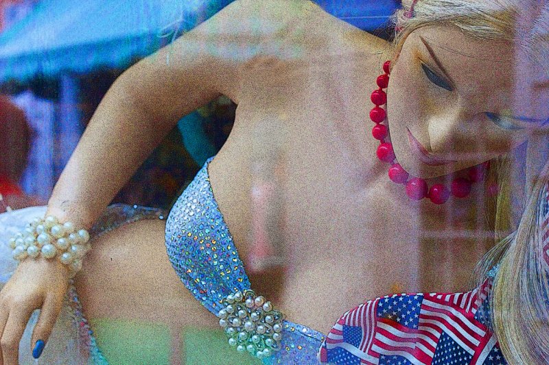 Putative Mermaid in a Shop Window