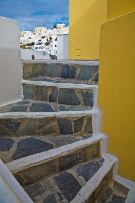 Steps in the Caldera - Santorini