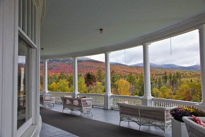 From the front porch of the Mount Washington Hotel