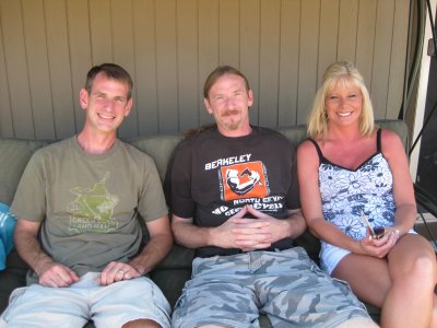 Bruce, Jesse and April - taken at April's