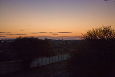 Botswana sunrise from Phakalane