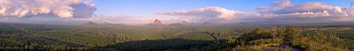 Glasshouse Mountains Panorama