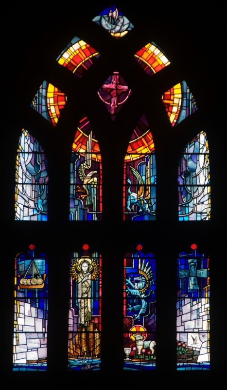 Stained glass, St Magnus Cathedral, Kirkwall