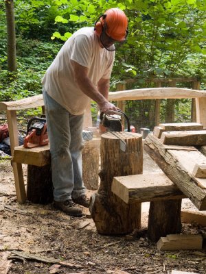 Notching the legs