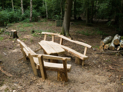 Table and benches