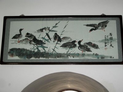 Painting of wild Geese