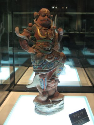 Painted Figure of a General of Buddha