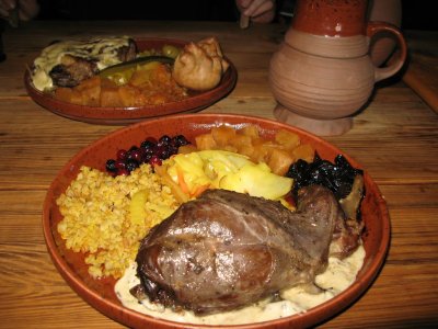 A Medival Meal with Rabbit