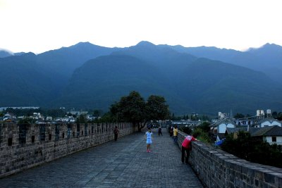City Wall of Dali - Cang Mountains