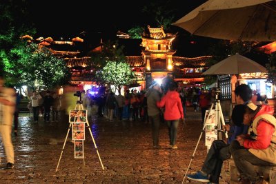 Town Square at Night