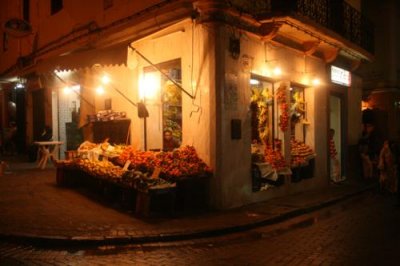 Corner shop in Tangier