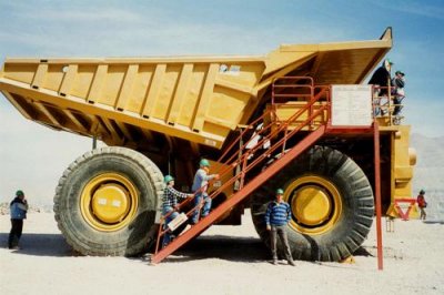 A truck at Chuquicamata copper mine