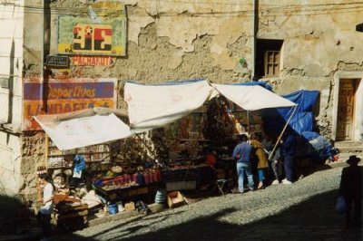 Market Stall in La Paz