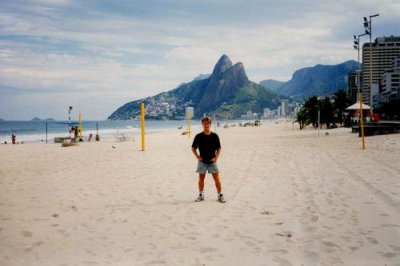 Paul on Ipanema Beach, Rio