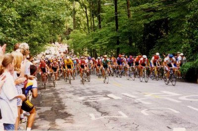 Mens cycle road race in Atlanta