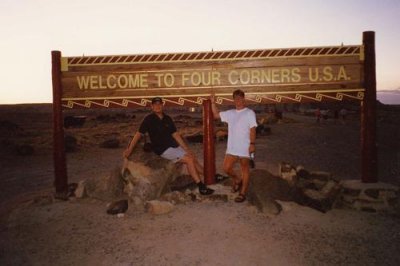 Richard and Paul at Four Corners