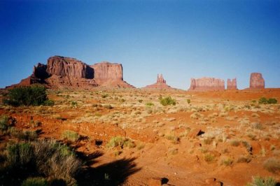 Late afternoon in Monument Valley