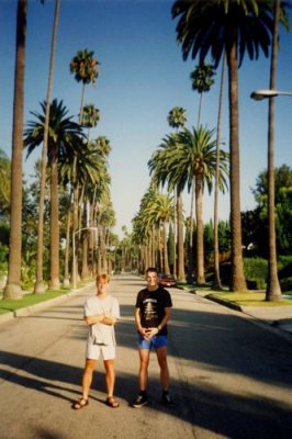 Paul and Sid on Rodeo Drive, LA