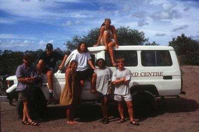 Paul and the gang, Fraser Island