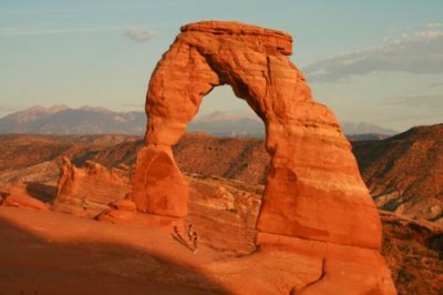 Delicate Arch at sundown