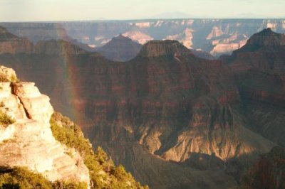 Rainbow on Grand Canyon North Rim