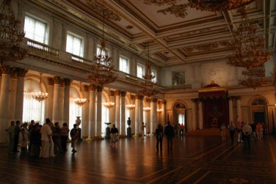 State Room at the Hermitage, St Petersburg