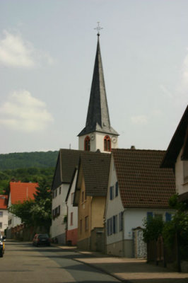 A church in the Odenwald