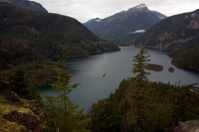 Diablo Lake on the way up North Cascade Pass