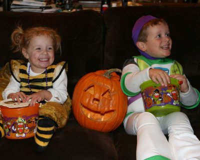 Lydia and David at Halloween 2010