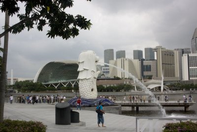 The Merlion with Skyline