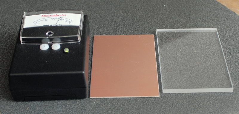 CT-33, Copper Plated Calibration Block & Acrylic Spacer