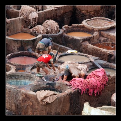 Fez, tanneries