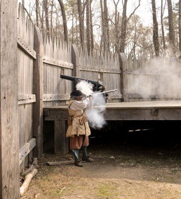 Matchlock Musket - Demonstration