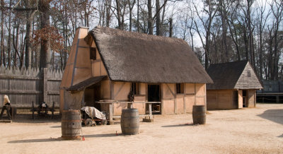 Another View of the Thatched Roof House