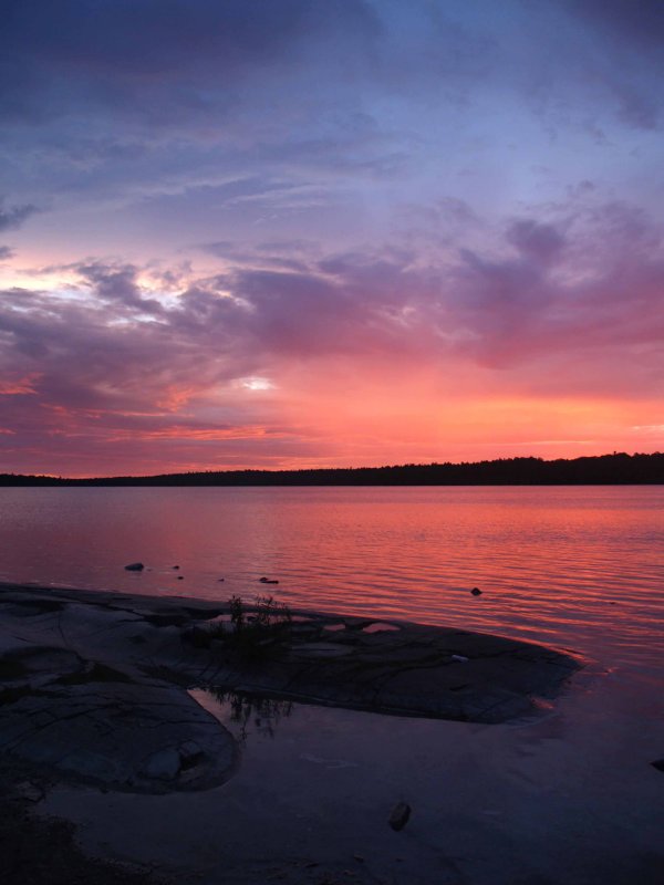 Cypress Lake at Sunset