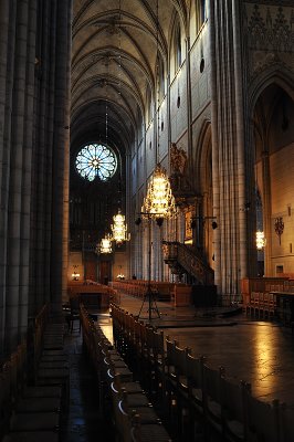 Inside the cathedral I