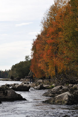 Fishing at Tyttbo, september 2009