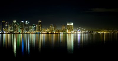 SD Skyline at Night 2